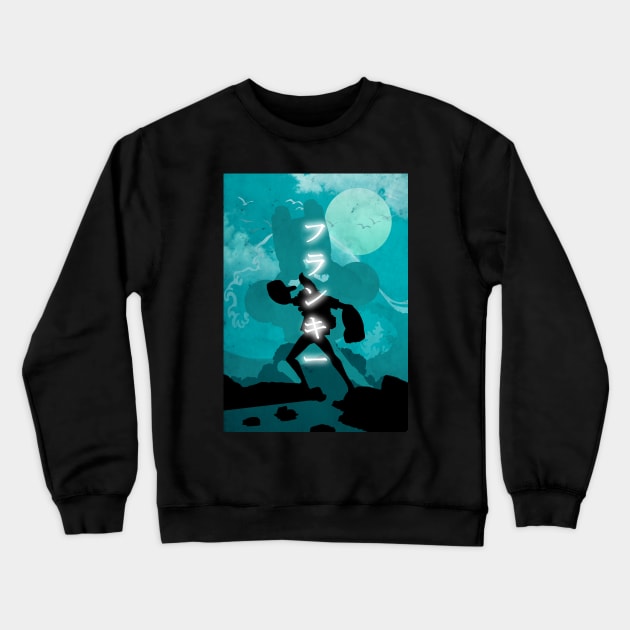 FRANKY SHADOW ONE PIECE Crewneck Sweatshirt by Trangle Imagi